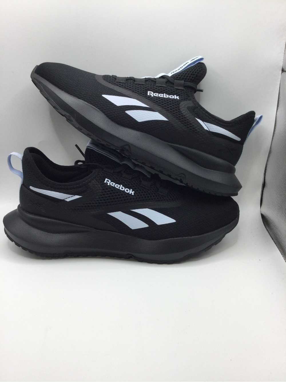 Reebok Women’s Black and White Lightweight Running Sneakers